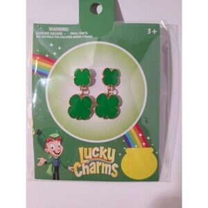 Lucky Charms Jewelry Dangling Clover Earrings NEW NWT Her Accessories